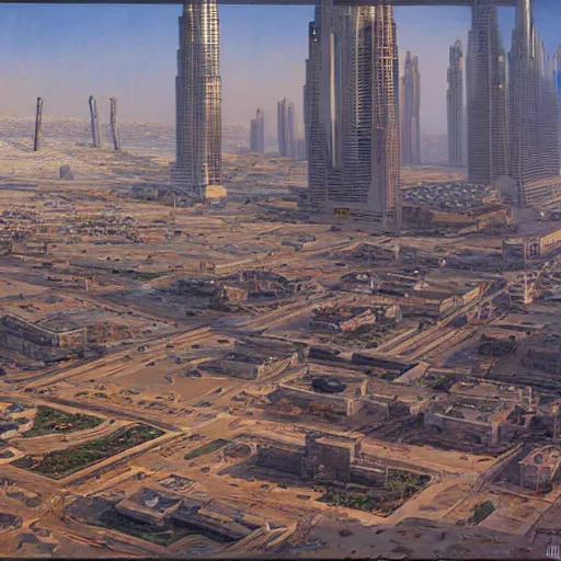 Image similar to gta : dubai, by donato giancola