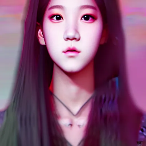 Prompt: jisoo of blackpink, hyperrealistic portrait, by justine florentino, fantasy art, photo realistic, dynamic lighting, artstation, poster, volumetric lighting, very detailed face, 8 k, award winning