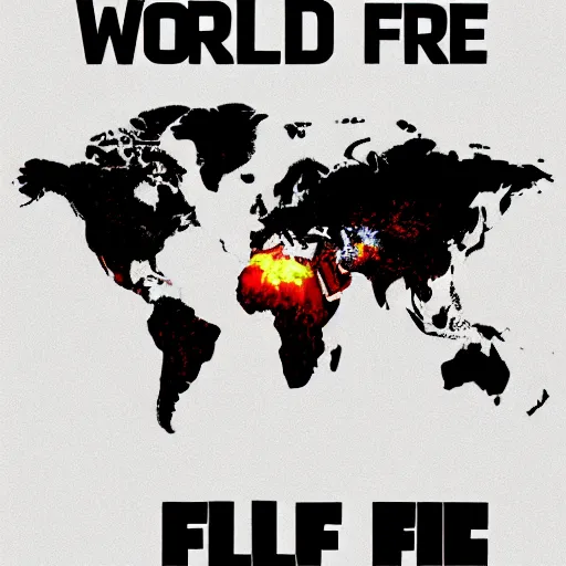 Image similar to world on fire