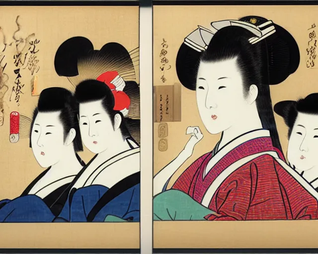 Image similar to kitagawa utamaro