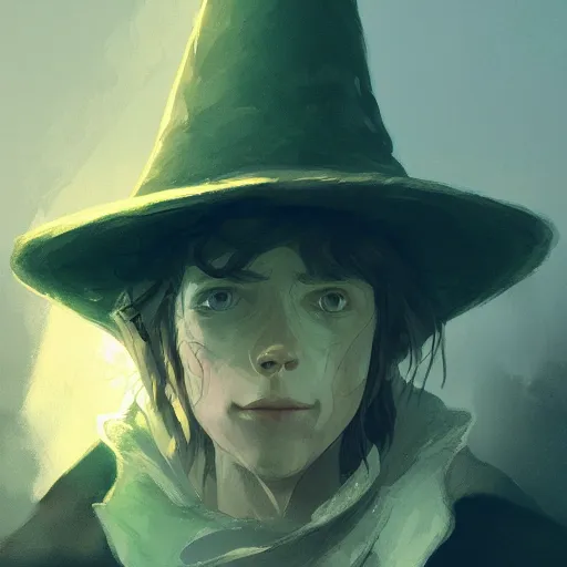 Image similar to snufkin, digital illustration portrait design, by android jones and greg rutkowski, retrowave color scheme, detailed, cinematic lighting, wide angle action dynamic portrait