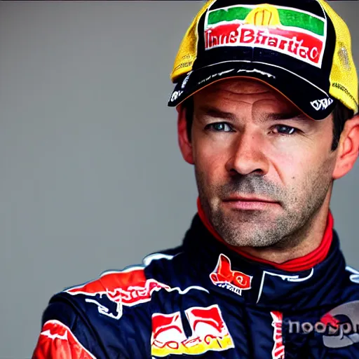 Prompt: sebastien loeb portrait