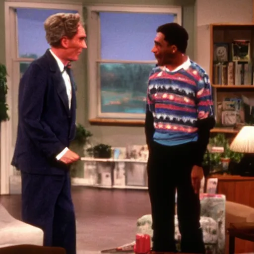 Image similar to bill nye's appearance on the cosby show