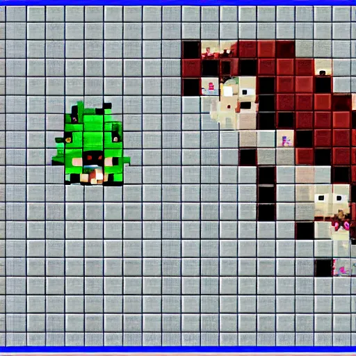Image similar to game art hedgehog pixels