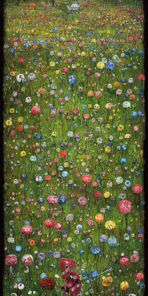 Image similar to a spring meadow scene by alexander jansson and where's waldo