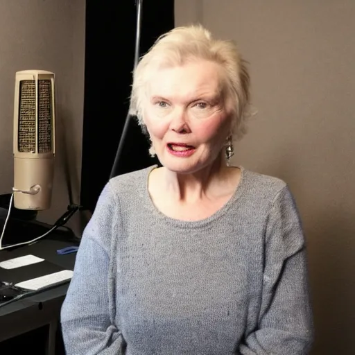 Image similar to vivienne soan in a voice recording studio