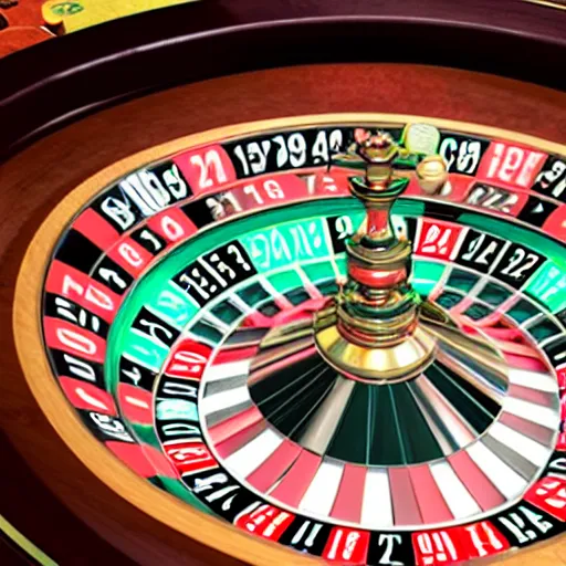 Image similar to detailed casino roulette, solana