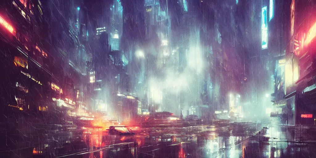 Image similar to blade runner city, by mobius,filmed,flying cars,raining at night,trending on ArtStation ,digital art, sharp focus,high quality