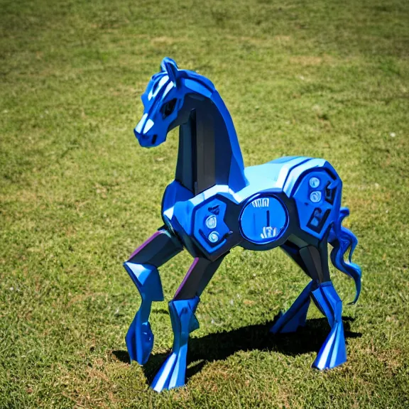 Image similar to RGB gaming horse manufactured by the company Razor