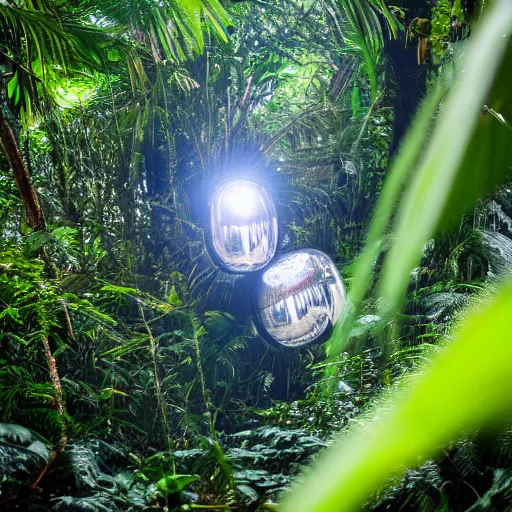 Image similar to chrome blob in rainforest, canon eos r 3, f / 1. 4, iso 2 0 0, 1 / 1 6 0 s, 8 k, raw, unedited, symmetrical balance, in - frame