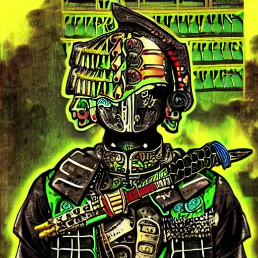 Image similar to acidpunk samurai