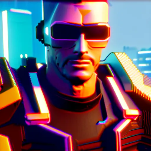 Image similar to cyberpunk 2 0 7 0, nintendo 6 4 screenshot, low poly, aliased