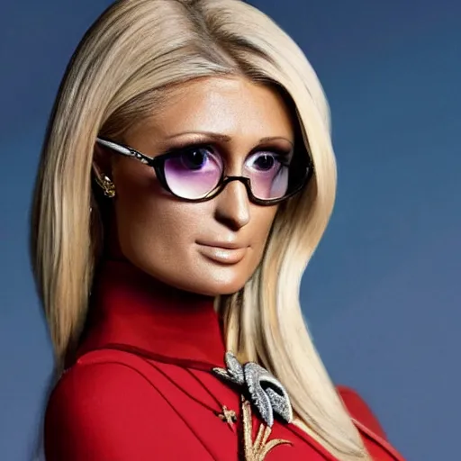 Image similar to Presidential portrait of Paris Hilton (2044)