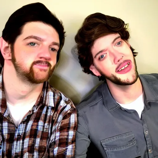 Prompt: ryan and matt from supermega