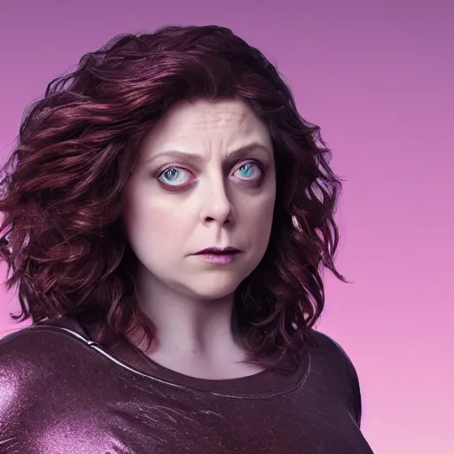 Image similar to rachel bloom as medusa in real life, highly detailed, hyper realistic, 8 k resolution