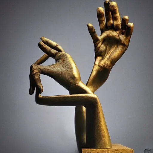 Prompt: A beautiful sculpture. How do you know that is love until it hurts? how can love prove its value without tearing a heart apart? When is self preservation egoism. by Alejandro Jodorowsky intuitive