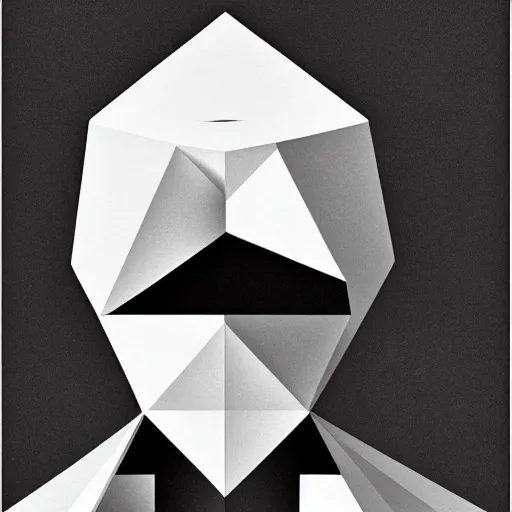 Image similar to white conceptual figurative post - morden monumental abstract portrait made by escher and piranesi, highly conceptual figurative art, intricate detailed illustration, illustration sharp geometrical detail, vector sharp graphic, controversial poster art, polish poster art