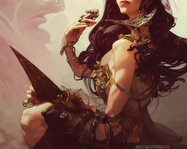 Image similar to photography of eric canete, deep focus, d & d, fantasy, intricate, elegant, highly detailed, digital painting, artstation, concept art, matte, sharp focus, illustration, hearthstone, art by artgerm and greg rutkowski and alphonse mucha