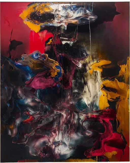 Image similar to otherworldly, presence of the unknown, a brutalist designed, rich deep vivid colours, broad brush strokes!!, painted by francis bacon, michal mraz, adrian ghenie, nicola samori, james jean and petra cortright, part by gerhard richter, part by takato yamamoto. 8 k masterpiece.