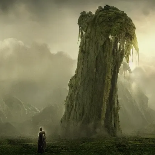 Image similar to 2040, unbelievably beautiful, perfect, masterpiece, dynamic, epic, cinematic 8K HD painting portrait movie shot of A forgotten world. By a Celtic movie director. Motion, VFX, Inspirational arthouse, high budget, blockbuster, James Gunn and Tim burton style, at Behance, at Netflix, at Studio Ghibli, with Instagram filters, Photoshop, Adobe Lightroom, Adobe After Effects, rendered in Unreal Engine 6 with NVIDIA Raytracing, award winning, finalist piece by an unknown artist.