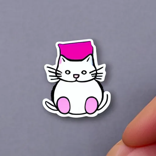 Image similar to cute Cat sticker