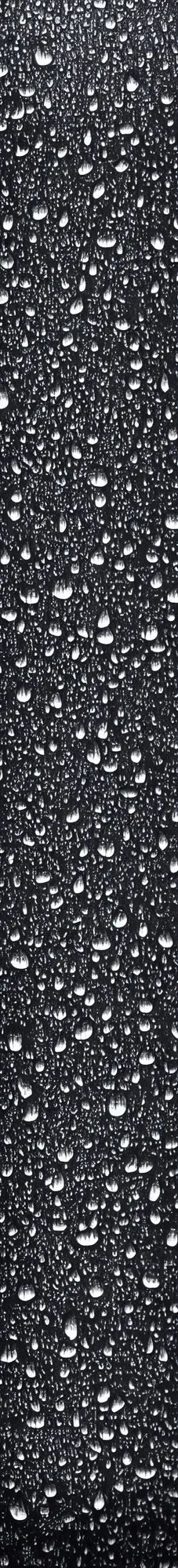 Prompt: raindrops falling black background