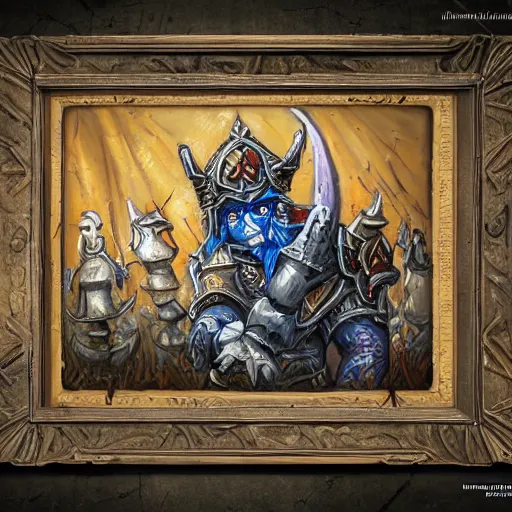 Image similar to world of warcraft banksy