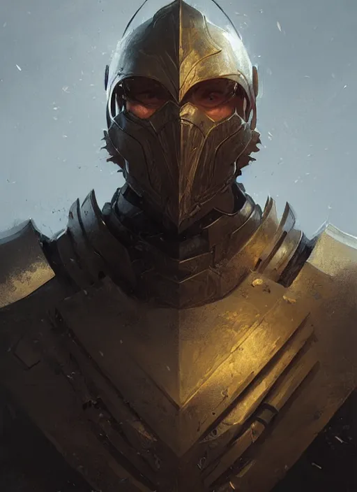 Prompt: portrait epic armored war commander killed by a sword. highly detailed, digital painting, concept art, smooth, sharp focus, illustration, art by greg rutkowski