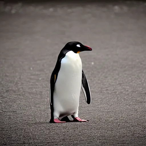 Image similar to penguin wearing a jetpack