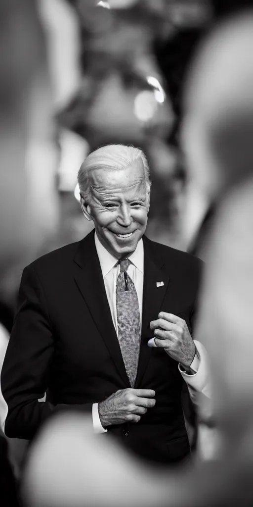 Prompt: Joe Biden as Goofy, 100mm portrait, bokeh, detailed, award-winning