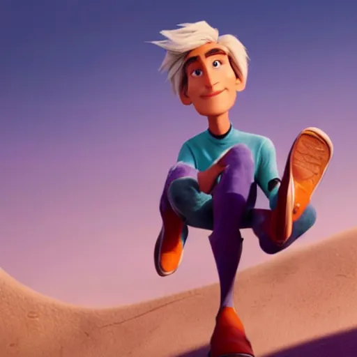 Prompt: still of xqc in a disney pixar movie, 3 d render, octane render