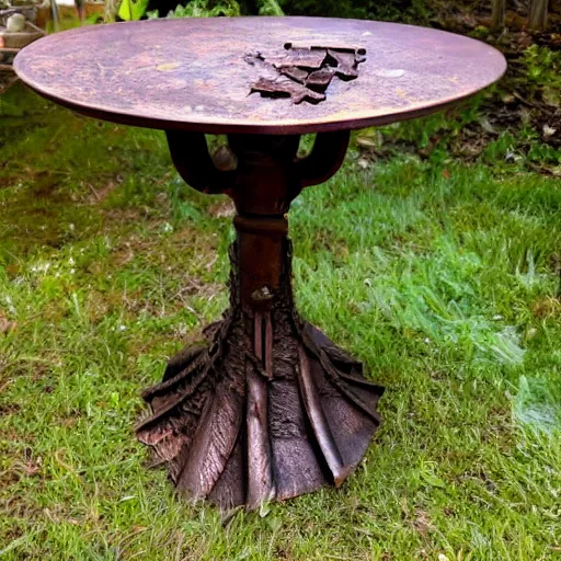 Image similar to ancient rusted key in a Eileen table