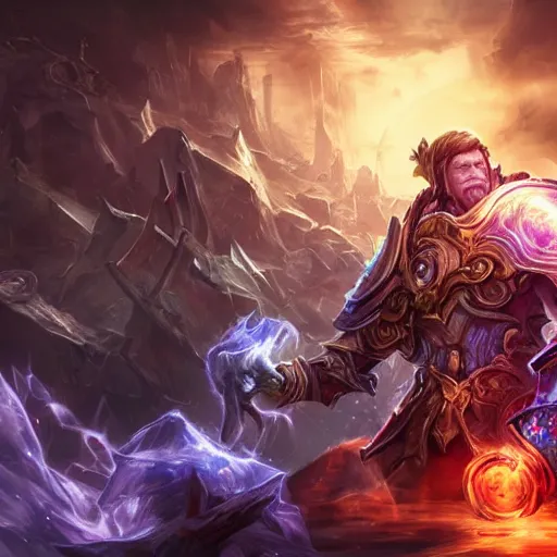 Image similar to portrait of bill gates as a spellcaster, league of legends amazing splashscreen artwork, gears of war, splash art, natural light, elegant, photorealistic facial features, intricate, fantasy, detailed face, atmospheric lighting, anamorphic lens flare, cinematic lighting, league of legends splash art, hd wallpaper, ultra high details by greg rutkowski