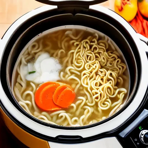 Image similar to Cooking ramen noodle soup in an airfryer, photo