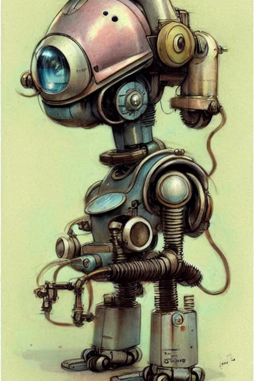 Image similar to ( ( ( ( ( 1 9 5 0 s robot. muted colors. ) ) ) ) ) by jean - baptiste monge!!!!!!!!!!!!!!!!!!!!!!!!!!!!!!