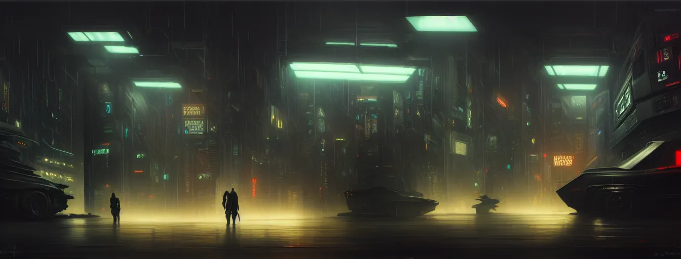 Image similar to blade runner artifacts, electronic case display, cyberpunk tech, ultrarealistic, futuristic, three point lighting, dramatic lighting, electrical details, high details, 4 k, 8 k, best, accurate, trending on artstation, artstation, photorealism, ultrarealistic, digital painting, style of peter mohrbacher, caravaggio, dali, boris vallejo, hajime sorayama