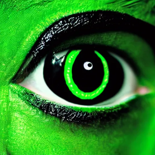 Image similar to green monster with one eye