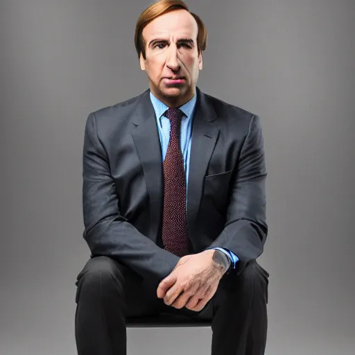 Image similar to super high quality saul goodman, realistic photorealistic high-resolution saul Goodman, very saul goodman, high def, saul, saul Goodman, better call saul, better call saul Goodman, 8k, 4k, professional, depth of field, sigma art 85mm f1.4, large sensor dslr, professional photo, saul goodman, very very saul goodman