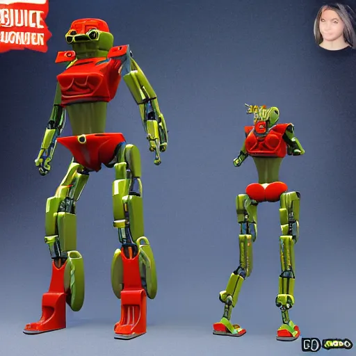 Image similar to kylie jenner as a bionicle 3 d