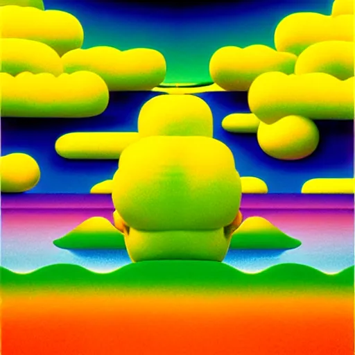 Image similar to corn by shusei nagaoka, kaws, david rudnick, airbrush on canvas, pastell colours, cell shaded, 8 k