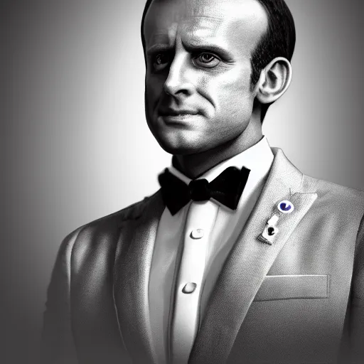 Image similar to Macron emperor of India , realistic, photo studio, HDR, 8k, trending on artstation