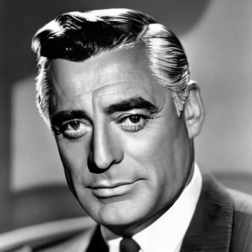 Prompt: Cary Grant has gained a lot of weight