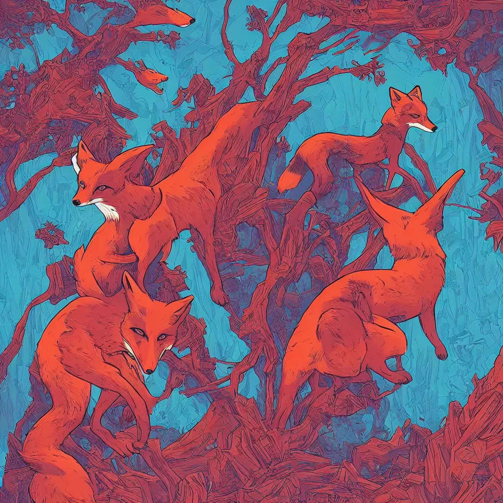 Image similar to fox face by kilian eng