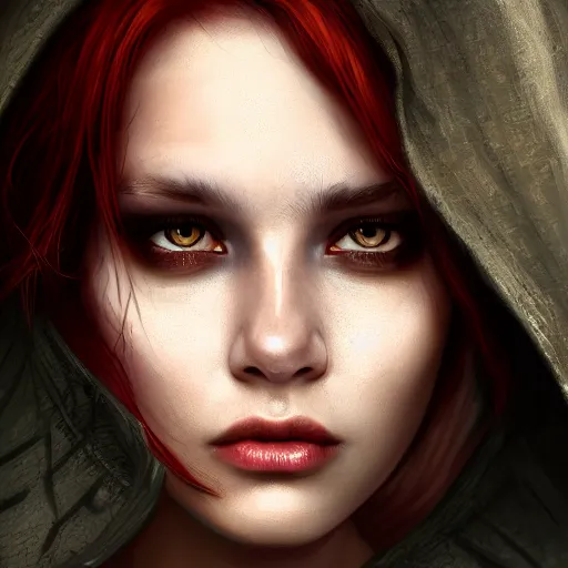 Image similar to I've had a rough day, healthcare worker, perfect eyes, full body shot, portrait, sad, tiredfantasy, beautiful face, medieval, vivid colors, elegant, concept art, sharp focus, digital art, Hyper-realistic, 4K, Unreal Engine, Highly Detailed, HD, Dramatic Lighting by Brom, trending on Artstation