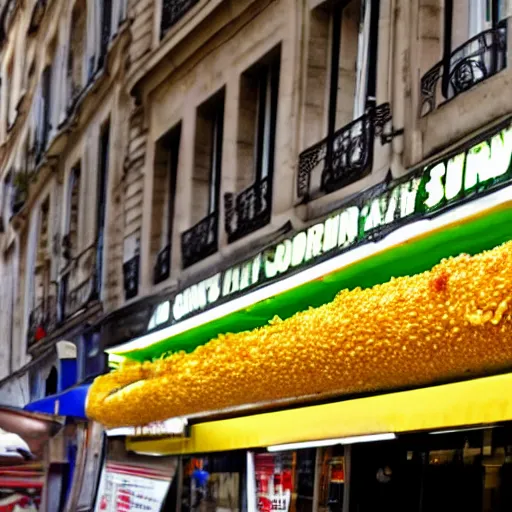 Image similar to the corndog subway in paris