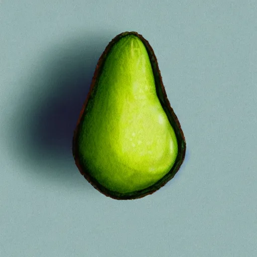 Image similar to emma watson as an avocado