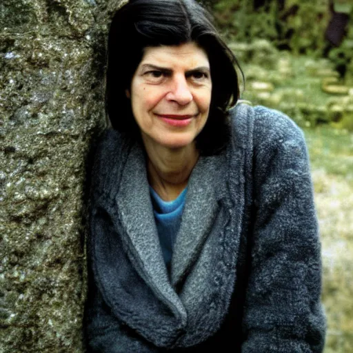 Prompt: a portrait of a character in a scenic environment by Susan Sontag