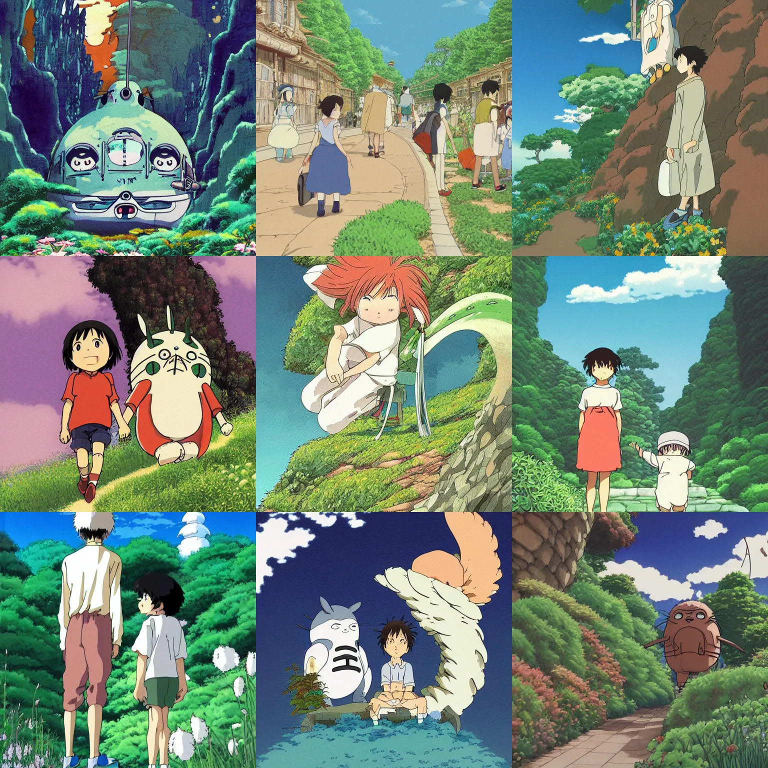 Prompt: artwork by studio ghibli