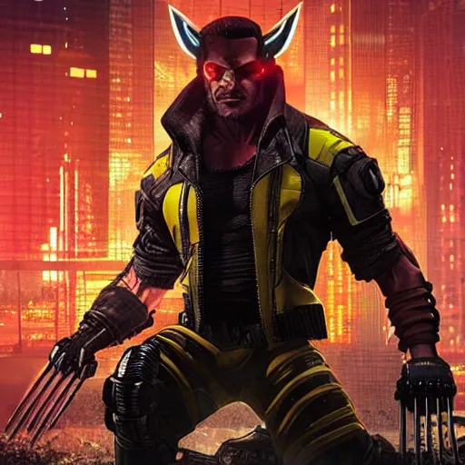 Image similar to Cyberpunk Wolverine