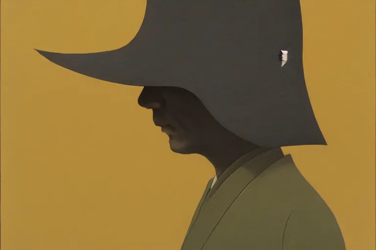 Image similar to samurai in raven - shaped hat artwork by tim eitel